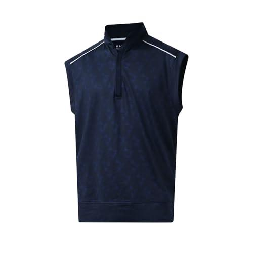 M MAELREG Mens Pullover Quarter Zip Athletic Lightweight Midlayer Moisture Wicking Performance Mens Vests Outerwear M