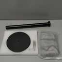 Black Standing Paper Towel Holder for Kitchen& Bathroom Countertop,Under Counter, Table Or BBQ, Standard or Jumbo-Sized Roll Paper (with Stainless Steel Base)