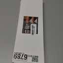 5 Pack BESTTEN 2-Gang Screwless Wall Plate, USWP4 Glossy Off White, Decorator Receptacle Outlet Cover, Decor Switch Plate, H4.69 x W4.73