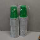 Lounsweer 100 Pack 16 Ounce Graduation Plastic Party Cups Disposable Heavy Duty Drinking Water Cups for Wedding New Year Baby Shower Festival Picnics Barbecues Supplies(Green) (Green)