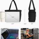 Wandering Nature Work Tote for Women, 40oz Large Bottle Pocket, 15.6" Padded Device Compartment, Commute, Daily Use
