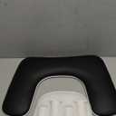 Manicure Arm Rest for Nails Tech: U-shaped Adjustable Nail Armrest - Black PU Leather Hand Stand Rest for Manicurists