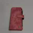 XcaseBar compatible with Samsung Galaxy S25 Ultra Wallet case with Zipper Credit Card HolderRFID BlockingFlip Folio Book PU Leather Phone case Shockproof Cover Women Men for S25 Ultra case Rose Gold