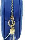 Simple Shoulder Crossbody Bag With Metal Chain Strap And Tassel Top Zipper