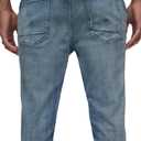 Hudson Men Zack Skinny Jean (42W x 34L, Dark Shadow)