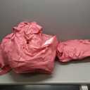 16 Pack Extra Large Heavy Duty Moving Bags, Pink Storage Bins with Lids, Reinforced Handles & Heavy-Duty Zippers Moving Boxes Storage Bags Totes for Clothes Packing, Dorms, College Supplies, Pink