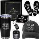AYGE 50th Birthday Gifts for Men, Coworker, Teachers, Boss, Friends, Dad, Include 20 oz Insulated Tumbler, Gift Box for Men Turning 50 year old