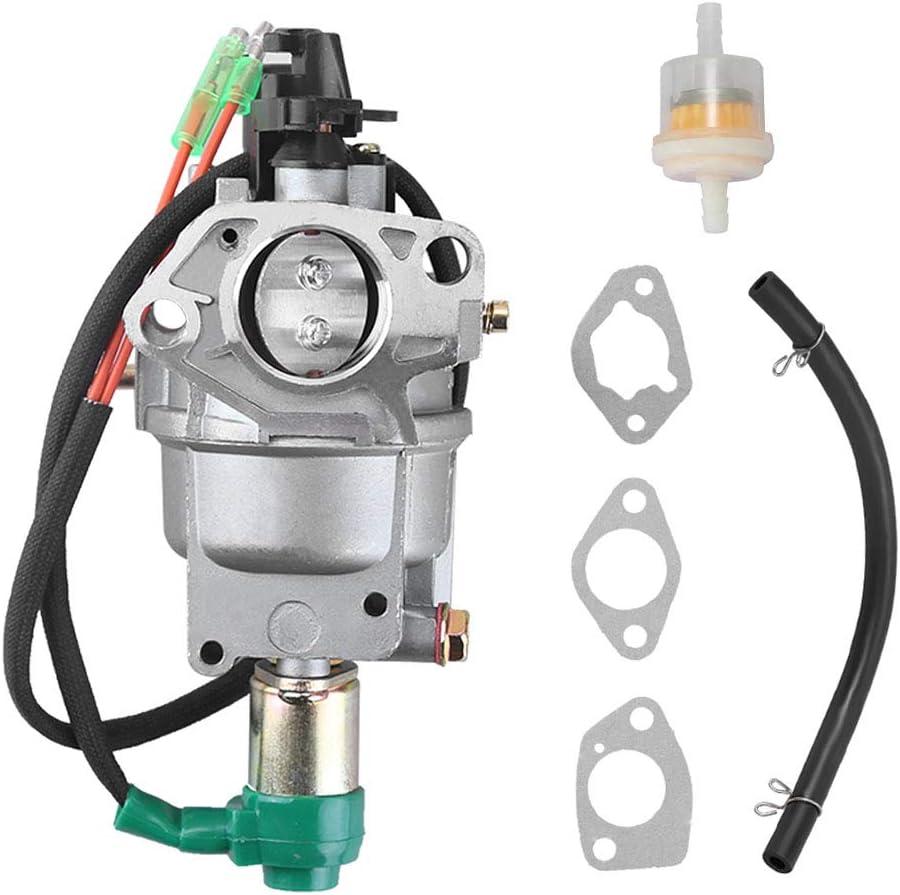 16100-Z5L-F11 Carburetor with Solenoid Compatible With Honda GX390 GX340 8HP 9HP 11HP 13HP Generator Carb 16100Z5LF11