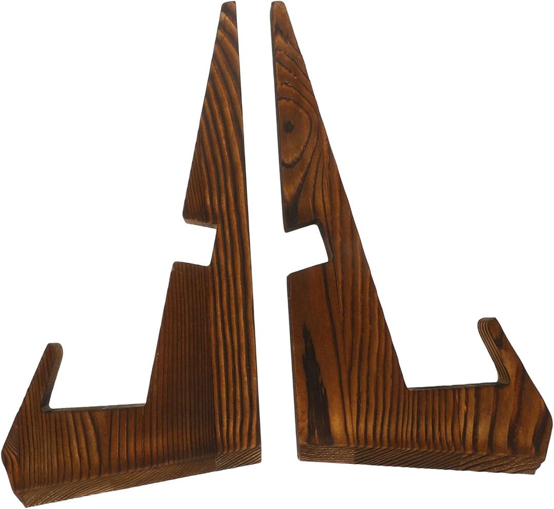 Multi-Function Recipe Reading Stand Kitchen Book Stand Stable Base Wooden Recipe Holder for Cooking Books