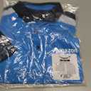 LULY YANG DSP Men's Active Polo - Short Sleeve (Blue, XS)