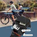 JASGOOD Sling Bag for Men Women, Crossbody Bag Faux Leather Fanny Pack Waterproof Chest Bag Backpack for Travel,Hiking