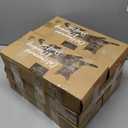 Set of 6 Cat Wall Shelves - Four Step Cat Shelf with Scratch Board, Mounted Cat Shelves, Sturdy Cat Wall Furniture for Indoor Cats