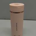 Travel Electric Kettle Portable Mini Kettle,Small Hot Water Boiler with 4 Temperature Settings,304 Stainless Steel,Fast Boiling Water with Auto Shut-Off and Boil Dry Protection (Pink, 400ml)