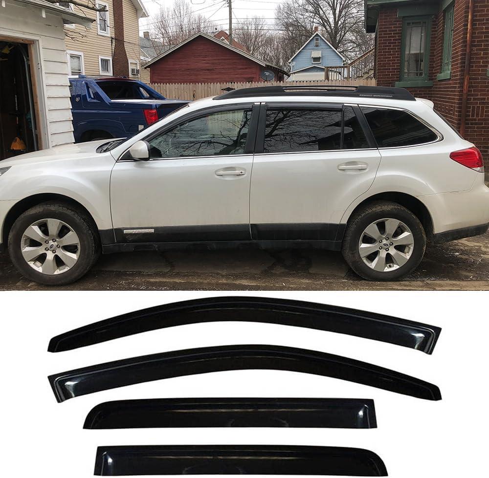 Window Visors Rain Guards fit 2010-2014 Subaru Outback 94484