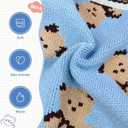 ABRRLO Small Dog Sweaters Cute Bear Dog Cardigans Clothes for Small  Dogs Boy Girl Puppy Cat Knitting Cardigan Outfits Dogs Winter Coats Warm Pet Doggy Clothes Soft Knitwear Apparel (Blue,S)