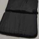 Foldable Gel Seat Cushion for Travel, Portable Chair Cushion for Camping, Honeycomb Seat Cushion, Portable Gel Cushion for Pressure Relief,1.15-Inch Thick (Black)