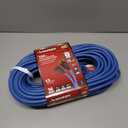 Husky 14 Gauge Cold Weather Indoor-Outdoor Extension Cord, 100 ft, Blue