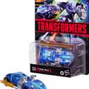 Transformers Collaborative Hot Wheels x Twin Mill, Deluxe Class 5-Inch Robot Action Figure Converts to Racecar, Car Toys for Ages 8+ 