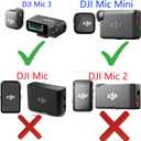 Original for DJI Mic 3/Mic Mini Camera Adapter, Connect Receiver for Sony A6700 ZV-E10 A7C A1 A9M3 FX3 Camera MI Hot Shoe,DJI Mic Mini Accessories