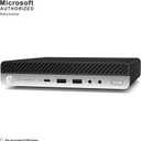 HP EliteDesk 800 G3 Mini Desktop Computer, Intel Quad-Core i5-6500 Business PC, 16GB DDR4 RAM, 256GB SSD, Keyboard&Mouse, WiFi, BT, Windows 11 Pro 
