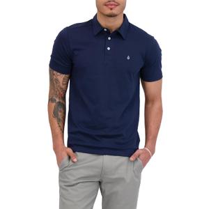 Volcom Short Sleeve Polo Shirt Classic Fit, Soft Cotton Blend, Modern Casual Style, Small
