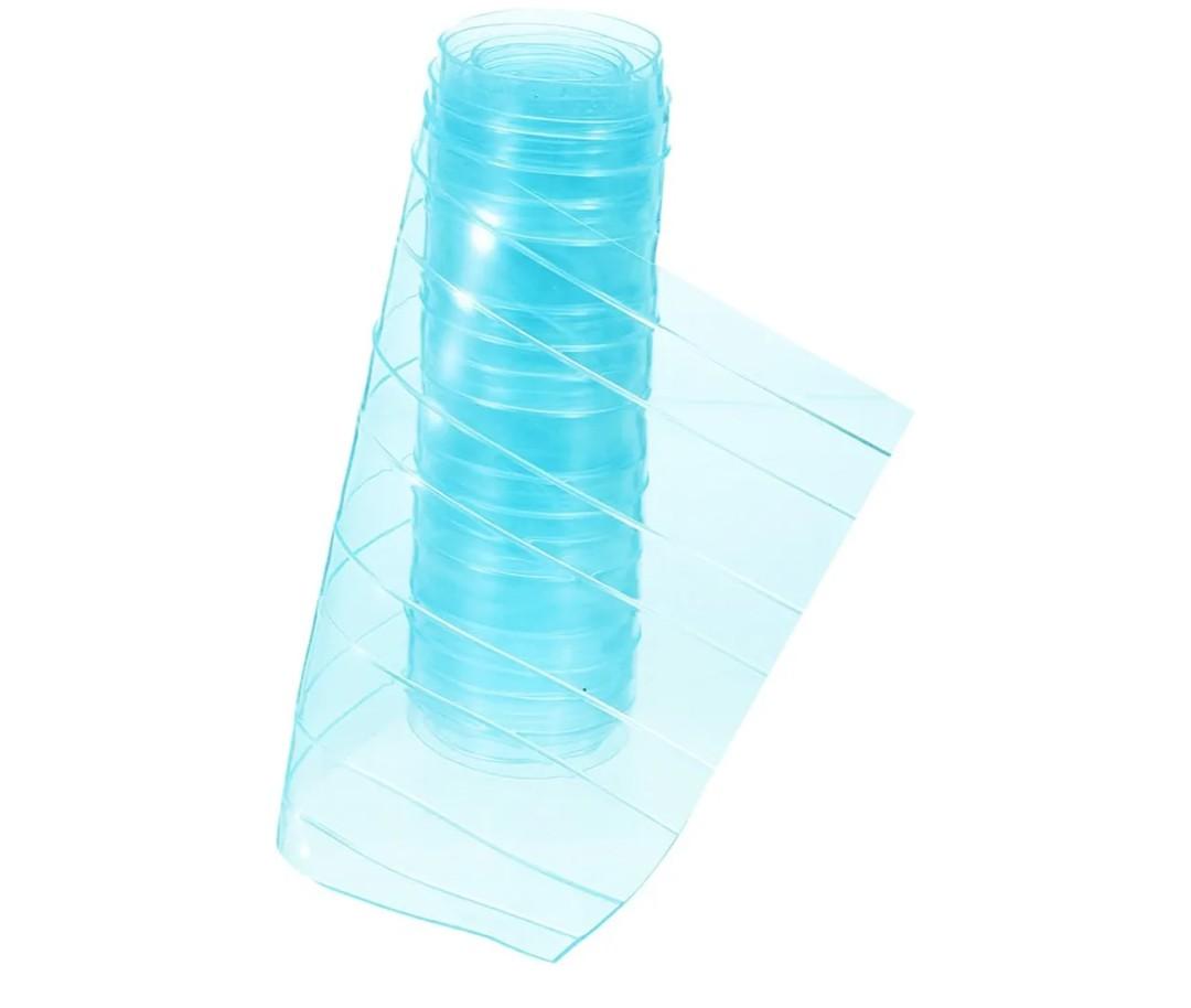 ibasenice Clear PVC Dog Door Curtain Thick Soft Vinyl Strip Wide Long Flexible Transparent Weatherproof Replacement for Pet Doorway Easy to Cut Install and Clean