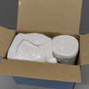 Amazon Basics 13 Gallon Tall Kitchen Drawstring Trash Bags, Clean Fresh Scent, 10% Post Consumer Recycled, 80 count (White)