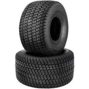(2 Pack) 20x10.00-8 Lawn Mower Tubeless Tire, 20x10-8 Garden Tractor Riding Lawnmowers Tyre, 4 Ply, Turf-V Pattern