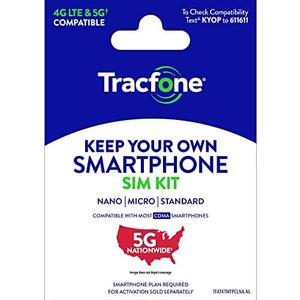 Tracfone Prepaid Sim Card Kit (Verizon Network)