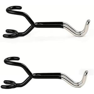 UAOPL 2-Pack Bow Hanger for Truck - Headrest Mount Archery Holder for Car SUV - Universal Vehicle Storage & Compound Bow Hunting Transport, No Tools Quick Installation (Metal Material)