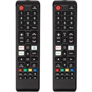 New Universal Remote for Samsung TV, Replacement Compatible for All Samsung Smart TV, LED, LCD, HDTV, 3D, Series TVPack of 2
