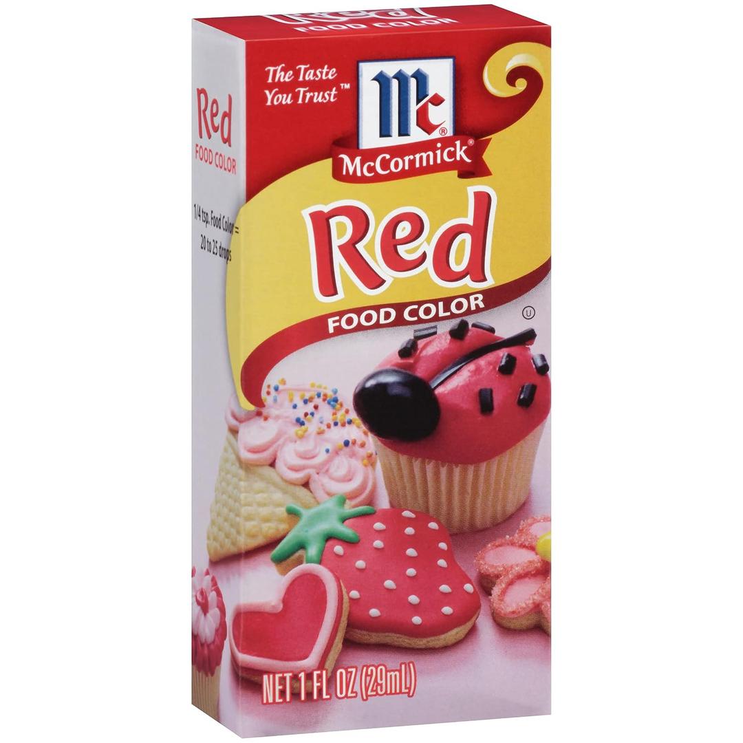 7 x McCormick Red Food Color, 1 fl oz