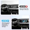 Canvcle 2PCS Screen Protector for 2025 2026 Nissan Murano 12.3 Inch Navigation + 12.3 Inch Dash Screen, Tempered Glass Touchscreen Protector Navigation Screen Cover Protective Film