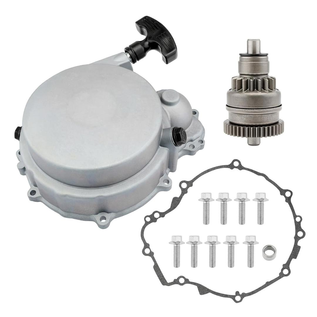 Recoil Pull Starter Case 3090085 & SMU5003 Starter, Compatible with 1996-2013 Polaris Sportsman 500/400/450, Magnum 500/330, Scrambler 500, ATP 330/500, Magnum 330/500, Trail-Blazer 300 & More