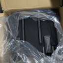 Snowboard Bag with Wheels, Up to 195CM Padded Waterproof Ski Bags for Air Travel Flying, Skis Travel Bags for Snowboard, Double Skis, Boots, Helmet, Ski Gear, Includes 2 Boot Bags (Blue)