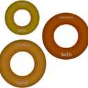 Hand & Forearm Exerciser - Single ring or Set, Resistance 10-120Lb, Diameter 2.5-3,5in