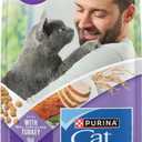 Purina Cat Chow Gentle Sensitive Stomach and Skin Dry Cat Food with Turkey - (Pack of 4) 3.15 lb. Bags, Expiry: 03/31/27