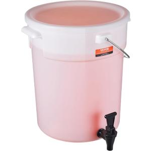 VEVOR Beverage Dispenser, 5 Gallon Drink Dispensers for Parties, Plastic Juice Dispenser with Spigot and Lid, Iced Tea Lemonade Juice Water Dispenser, for Restaurants, Hotels, Parties