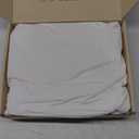 TWK 1200 TC 100% Egyptian Long-Staple Cotton Bedding Sheets Set, Luxury Hotel Style Deep Pocket with Elastic Reinforced Seams Sheet Set, Soft & Comfy Natural Sheets (White, Queen)