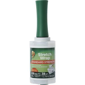 Duck Brand Stretch Wrap Roll, Clear, 5 inches by 1000 feet, 1 Pack, White (285849)