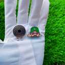 Golf Ball Marker with Hat Clip, Magnetic Golf Ball Marker, Premium Golf Accessories and Funny Golf Gifts for Man Woman and Children
