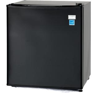Avanti Mini Fridge Compact Refrigerator for Home Office or Dorm, Reversible Door and Adjustable Shelves, Full Range Temperature Control with Compressor Cooling and Automatic Defrost, 1.7-Cu.Ft., Black