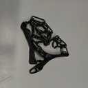 PetJett Prong Collar for Dogs - Choke Collar for Dogs, Pinch Collar for Dog Adjustable Dog Training Collar for Small Medium Large Breed - No Pull Safety Stainless Steel Metal Choker Chain Walking Tool (Large: 18 - 20" / 70 lbs, Full Black)