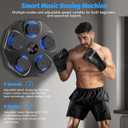 TGLLM Music Boxing Machine, Interactive Punching Trainer with Boxing Gloves, Large Size Wall Mounted Electronic Boxing Target for Adult Kids, 9 Modes & 9 Speeds