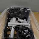 Economy Knee Scooter Steerable Knee Walker for Foot Injuries Compact Crutch Alternative with Dual Braking System (Black)