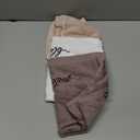 3 Pcs Brown and White Fingertip Towels 100% Cotton Fall Farmhouse Bathroom Hand Towels 12 x 18 in Decorative Embroidery Blessed Thankful Grateful for Thanksgiving Gift Home Decor