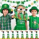 Leitee 100 Set St. Patrick's Day Leprechaun Trap Kit, DIY Catch A Leprechaun Trap Craft Kit St. Patrick's Lucky Party Supplies for St. Partrick Day Home Party Decor Preschool Projects