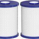 Coconut Shell Activated Carbon Water Filters Compatible with Royal Prestige Frescapure 4000, 4500, 5000, 6000 CT, 6000 UC, WF0705 Water Filter Systems, 750 GPD Life Span - 0.5 Micron 2 Pack