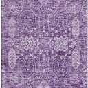 Addison Rugs Chantille ACN637 Purple 2'3" x 7'6" Indoor Outdoor Hallway Runner Rug, Stain Resistant Washable Kitchen Area Carpet for Bathroom, Laundry and Bedroom Rug