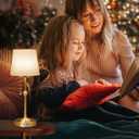 Nurforta Rechargeable Cordless Table Lamp: Battery Powered Lamp,3 Level Brightness - Bedside Night Lamp, Ambient Light for Restaurant, Home, Bedroom, Dining Room, Camping, Cafe(Gold)